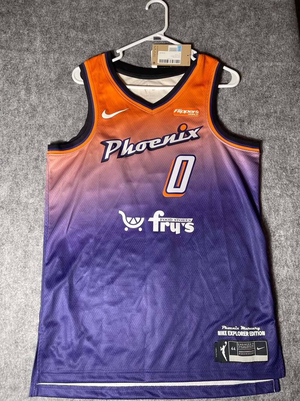 Sabally 0 Phoenix Mercury Explorer Edition Nike Dri-FIT Victory Jersey 44 M